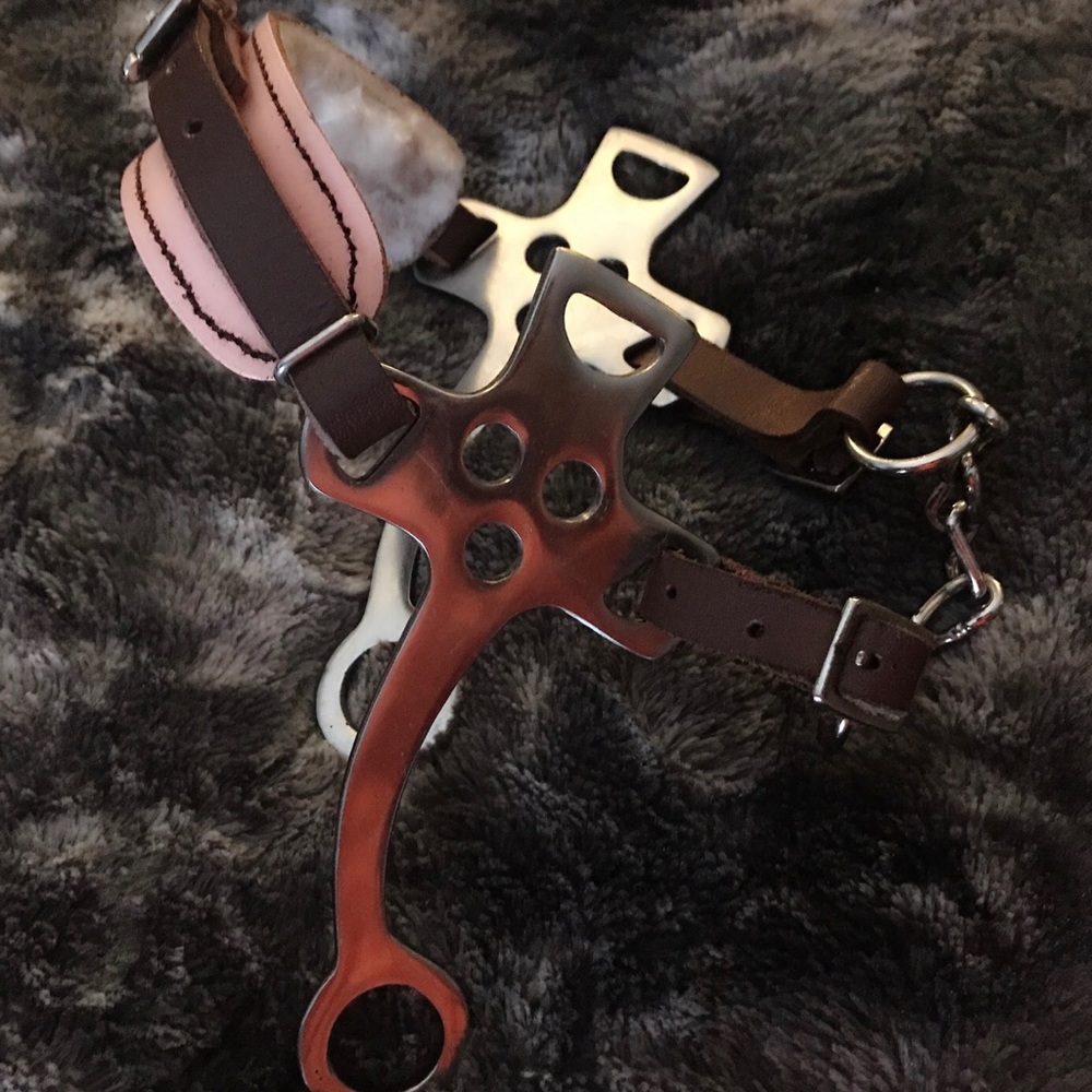 Fleece nose Hackmore Noseband Horse